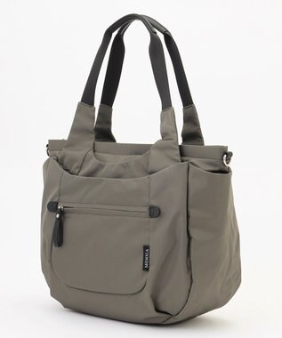 LA BAGAGERIE 【MONICA】ラウンド2WAYトートバッグ ダークグレー