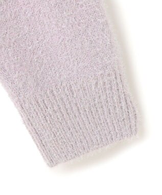 UNFILO L ラメシャギー  ニット ラベンダ―