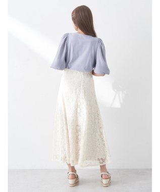 earth music&ecology ラメスリーブプルオーバー Sax