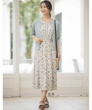 ANY SIS 【接触冷感 / UVケア】ハーフスリーブ カーディガン 【WEB限定】ミント