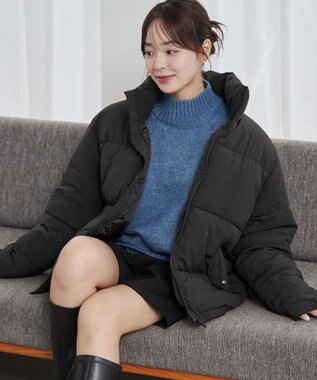 WEGO 【ユニセックス着用ITEM】パデッドブルゾン ブラック