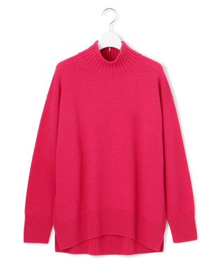 23区 S 【見上愛さんコラボカラー/Oggi掲載】カシミヤブレンド ハイネック ニット マゼンタ系