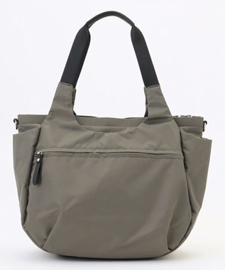 LA BAGAGERIE 【MONICA】ラウンド2WAYトートバッグ ダークグレー