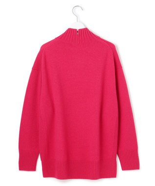 23区 S 【見上愛さんコラボカラー/Oggi掲載】カシミヤブレンド ハイネック ニット マゼンタ系