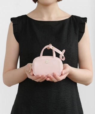 TOCCA TOCCA BOSTON CHARM POUCH レザーチャーム ピンク系