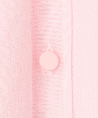 BEIGE， 【洗える】JULIE / シルク混シアーVネックカーディガン Pink
