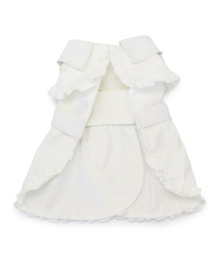 PET PARADISE cherircouture フリフリ トレンチコート 小型犬 オフホワイト