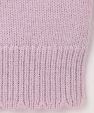 ANY KIDS ノルディック柄 ニット ラベンダー系