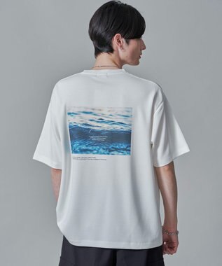 WEGO 【2点SET】アクセ付きフォトグラフィックT（SS） ホワイト