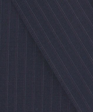 GOTAIRIKU 【御幸毛織】Superio160 ウールモヘヤシルクカシミヤ　スーツ（ネイビーストライプ） ネイビー系1