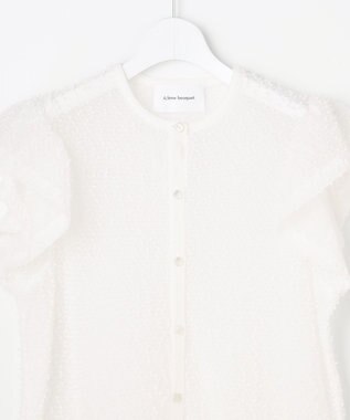 自由区 【カトリエムブーケ】Expression delicate ボウタイチュールトップス オフ