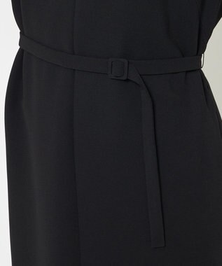 uncrave ウォッシャブル ダブルクロス ワンピース ブラック