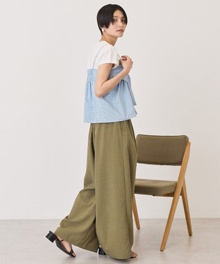AMERICAN HOLIC 【２点セット】ノースリーブＴシャツ＋ビスチェ Off White