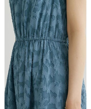 Green Parks ・ＥＬＥＮＣＡＲＥ　ＤＵＥ　フラワージャカードワンピ Black