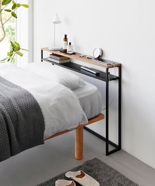 tower 棚板が動く後付けヘッドボード タワー ブラック