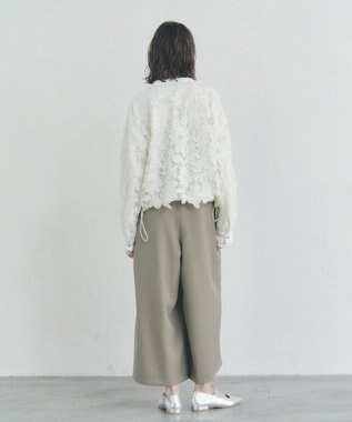 YECCA VECCA レースブルゾン Ivory