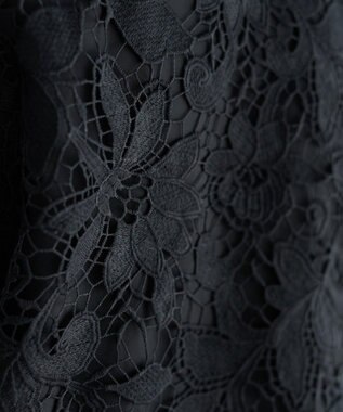 YECCA VECCA レースブルゾン Black