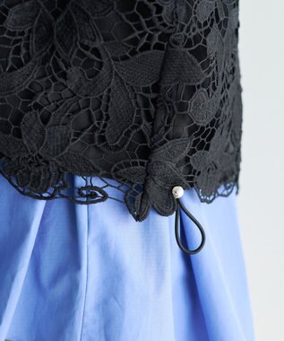 YECCA VECCA レースブルゾン Black