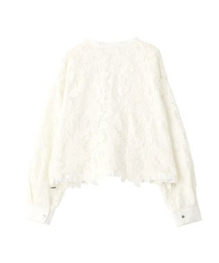 YECCA VECCA レースブルゾン Ivory
