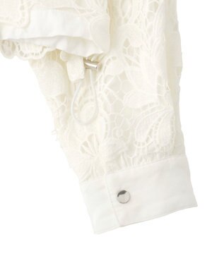 YECCA VECCA レースブルゾン Ivory