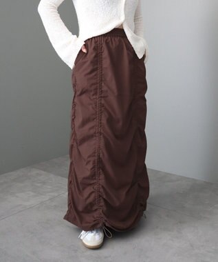 CRAFT STANDARD BOUTIQUE ドロストシャーリングデザインスカート