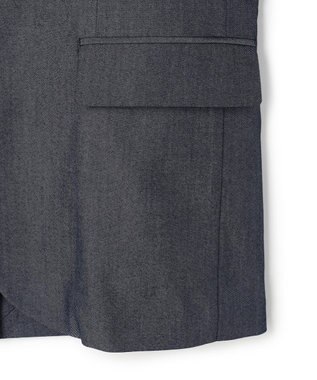 UNFILO MENS 【ストレッチ】イージーケアクリアデニム 機能美ジャケット インディゴ