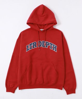 WEGO 【ユニセックス着用ITEM/MLサイズ展開】カレッジプルパーカー レッド