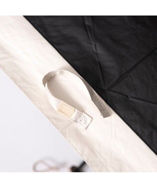 UNBILLION カシュネ cachenez / 【晴雨兼用】【日傘】 【UV カット率99.999.9％以上】PU軽量無地バイカラーミニ折りたたみ傘 ブラック