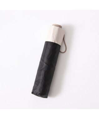 UNBILLION カシュネ cachenez / 【晴雨兼用】【日傘】 【UV カット率99.999.9％以上】PU軽量無地バイカラーミニ折りたたみ傘 ブラック