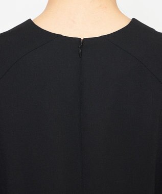 uncrave ウォッシャブル ダブルクロス ワンピース ブラック