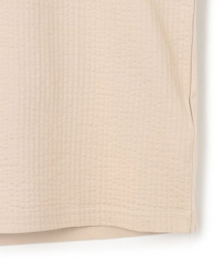 J.PRESS MEN 【ビジネス対応】【吸湿速乾】【J.PRESS PREMIUM JERSEY】 シアサッカー Tシャツ ベージュ系