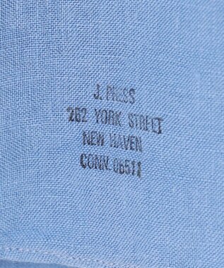 J.PRESS MEN 【洗える】リネントロピカル シャツ / レギュラー ブルー系