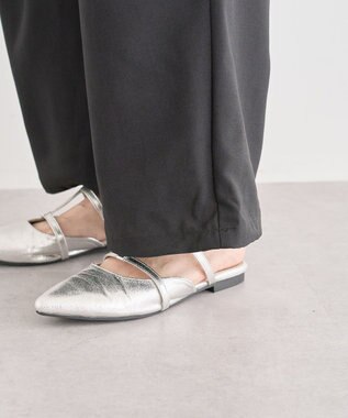 Green Parks 麻調ミリタリーカーゴパンツ Dark Gray