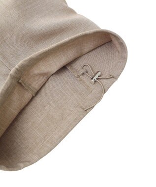 Green Parks 麻調ミリタリーカーゴパンツ Brown