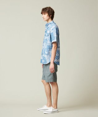 J.PRESS MEN ペイズリーバンダナプリント シャツ ダルブルー系5