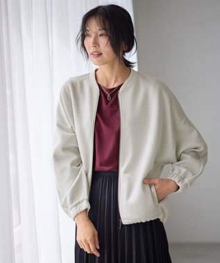 ANY ダンボールジップブルゾン サンドベージュ