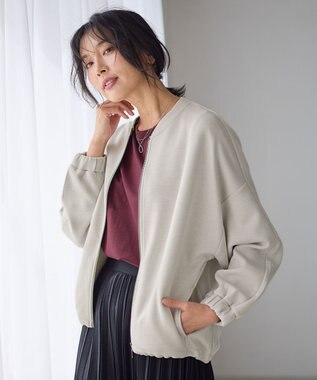 ANY ダンボールジップブルゾン サンドベージュ