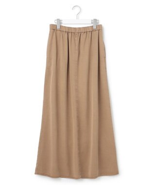 23区 L 【SLOW/一部店舗限定】ガーメントツイル セミフレア スカート ベージュ系