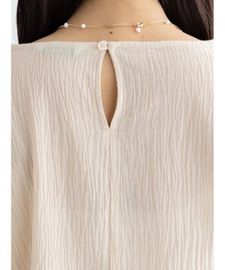 Te chichi クレープフレアスリーブブラウス【AOYAMA FASHION ASSOCIATION × Te chichi】 オレンジ