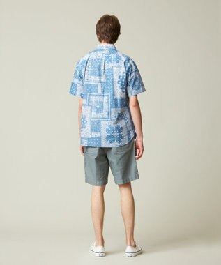 J.PRESS MEN ペイズリーバンダナプリント シャツ ダルブルー系5