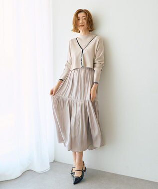 YECCA VECCA 【2点SET】カーディガンセットワンピース