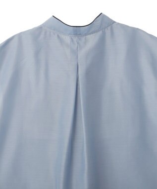 YECCA VECCA シアーボウタイブラウス Light Blue