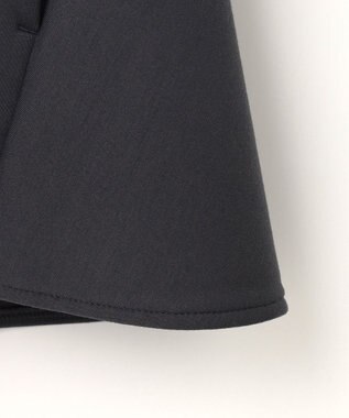 Feroux 【洗える】ダンボールフリル ジャケット グレー系