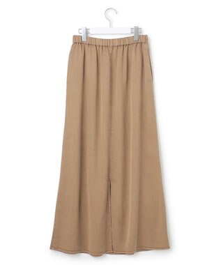 23区 L 【SLOW/一部店舗限定】ガーメントツイル セミフレア スカート ベージュ系
