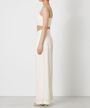 NAVE 【Nave・セットアップ可】ヴィスコースリネン パンツ アイボリー系