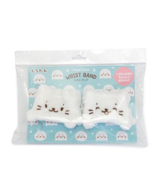 Mother garden しろたん ふわふわリストバンド 2個セット ホワイト