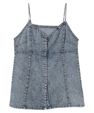 Green Parks ・ＥＬＥＮＣＡＲＥ　ＤＵＥ　デニムロングキャミ Light Indigo