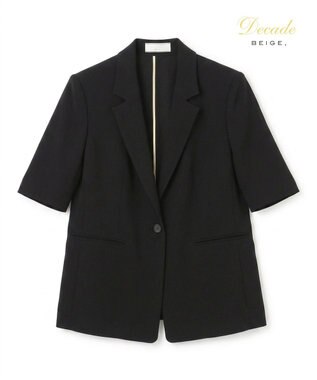 BEIGE， 【セットアップ対応】CINDY / ハーフスリーブジャケット Black
