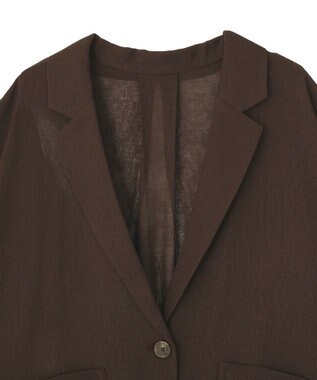 Green Parks メッシュポンチョジャケット Brown