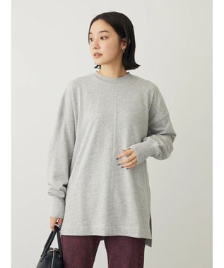 Green Parks ＢＰセンターシームミニ裏毛プルオーバー Gray Mixture